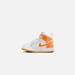 Jordan TD Air Jordan 1 Mid SE - Football Grey / Orange Peel / Pine