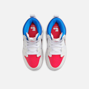 Jordan PS Jordan 1 Mid RM  Easyon White / Siren Red / Racer Blue