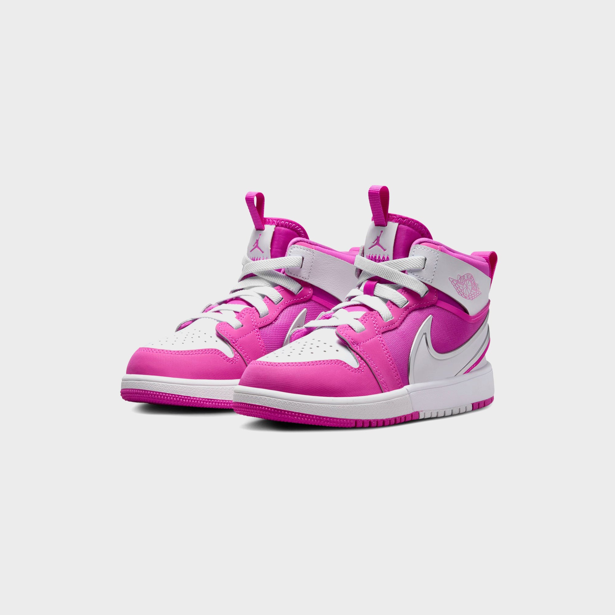 Jordan PS Air Jordan 1 Mid Easyon - Fire Pink / White – Kith
