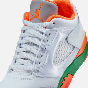 Nike PS Air Jordan 5 Retro Low - Football Grey / Brilliant Orange