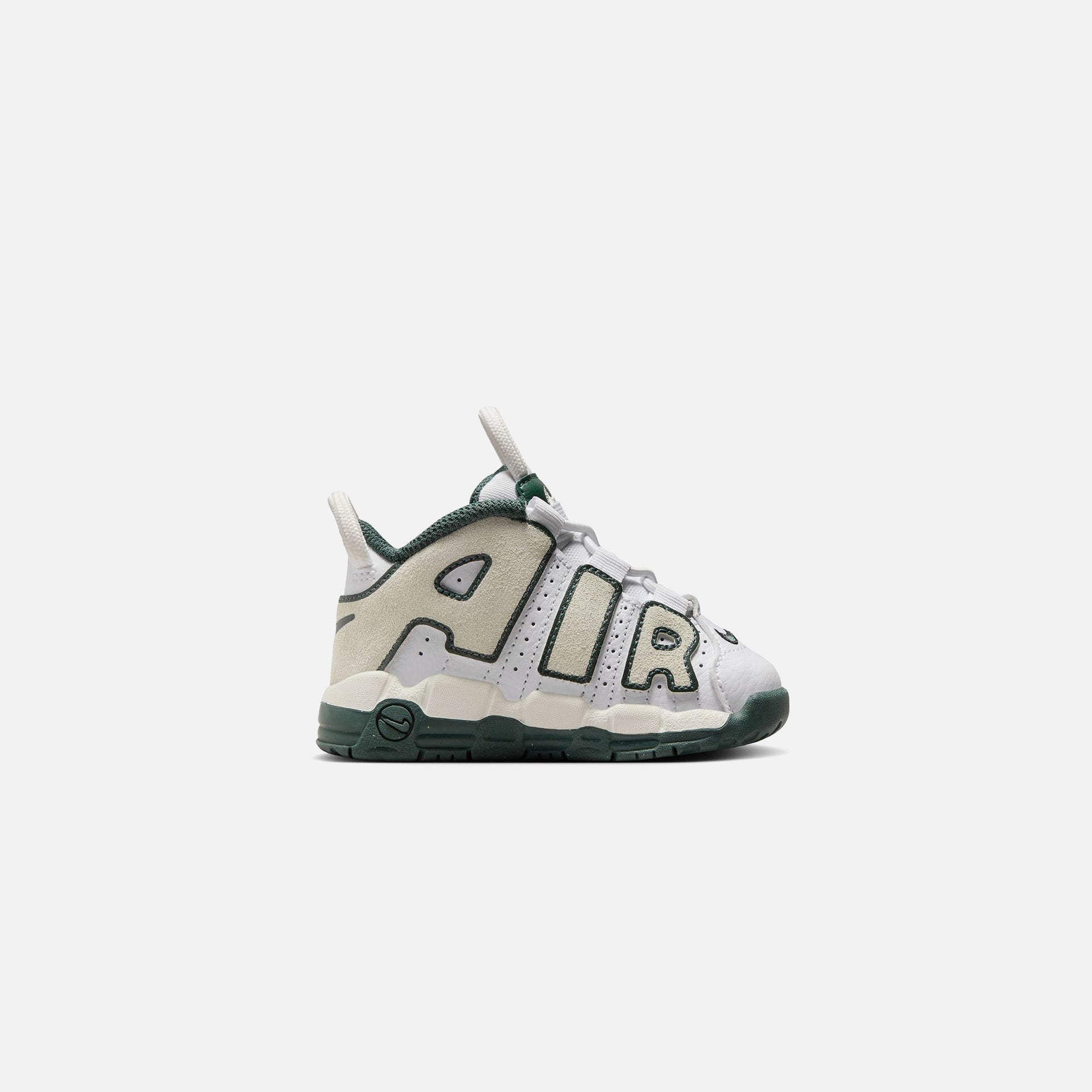 Nike TD Air More Uptempo - White / Sea Glass / Vintage Green