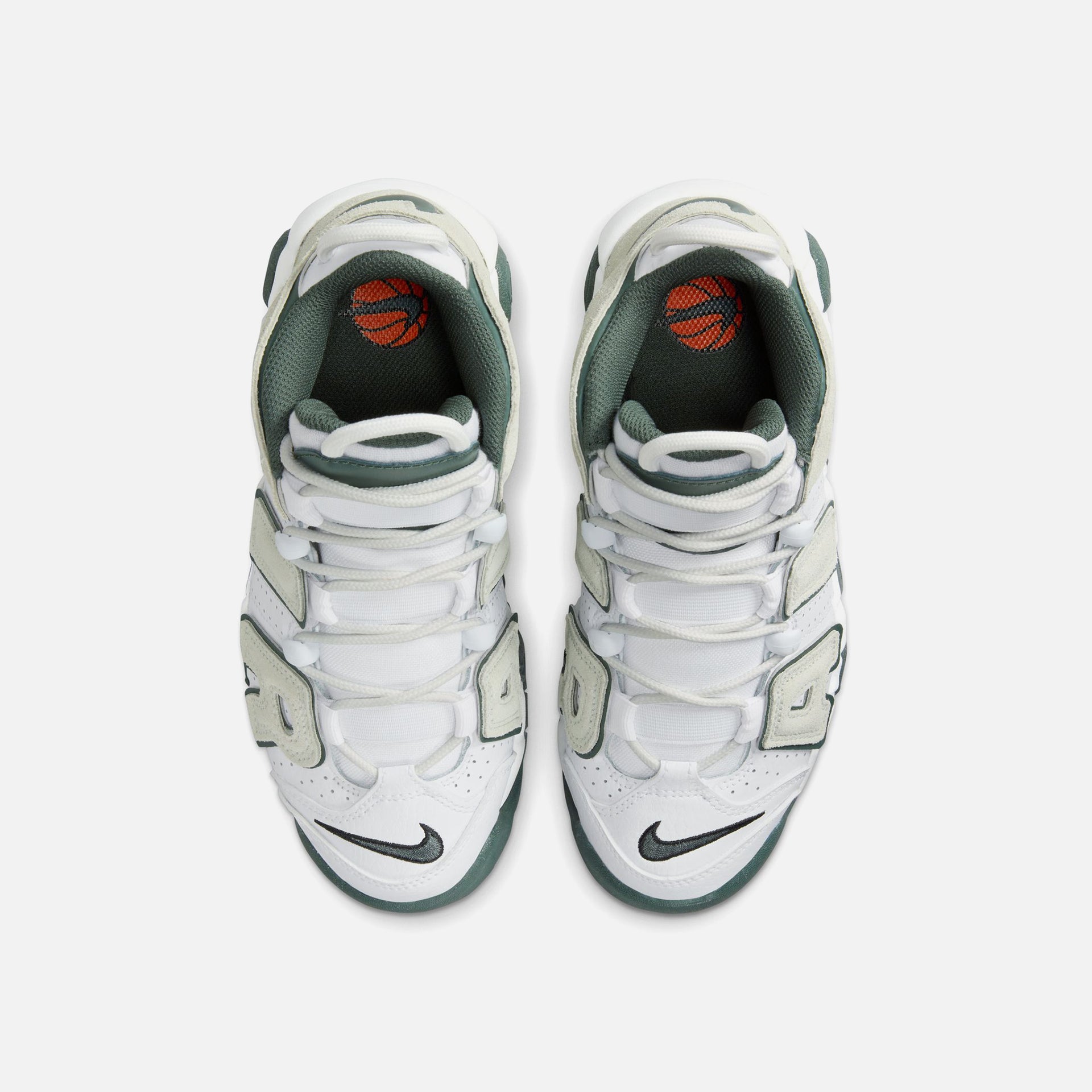 Nike GS Air More Uptempo - White / Sea Glass / Vintage Green