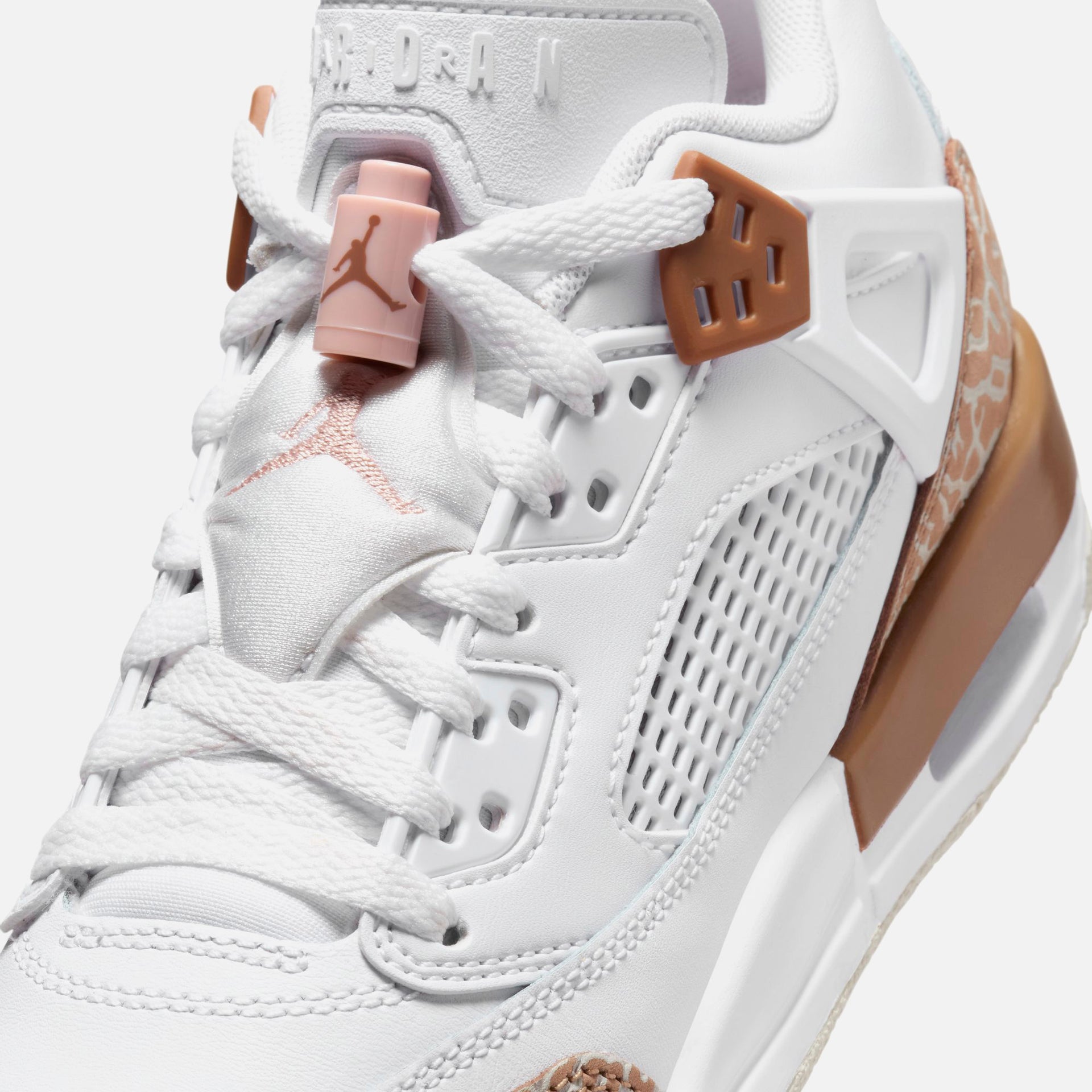 Jordan GS Spizike Low - White / Pink Oxford / Archaeo Brown