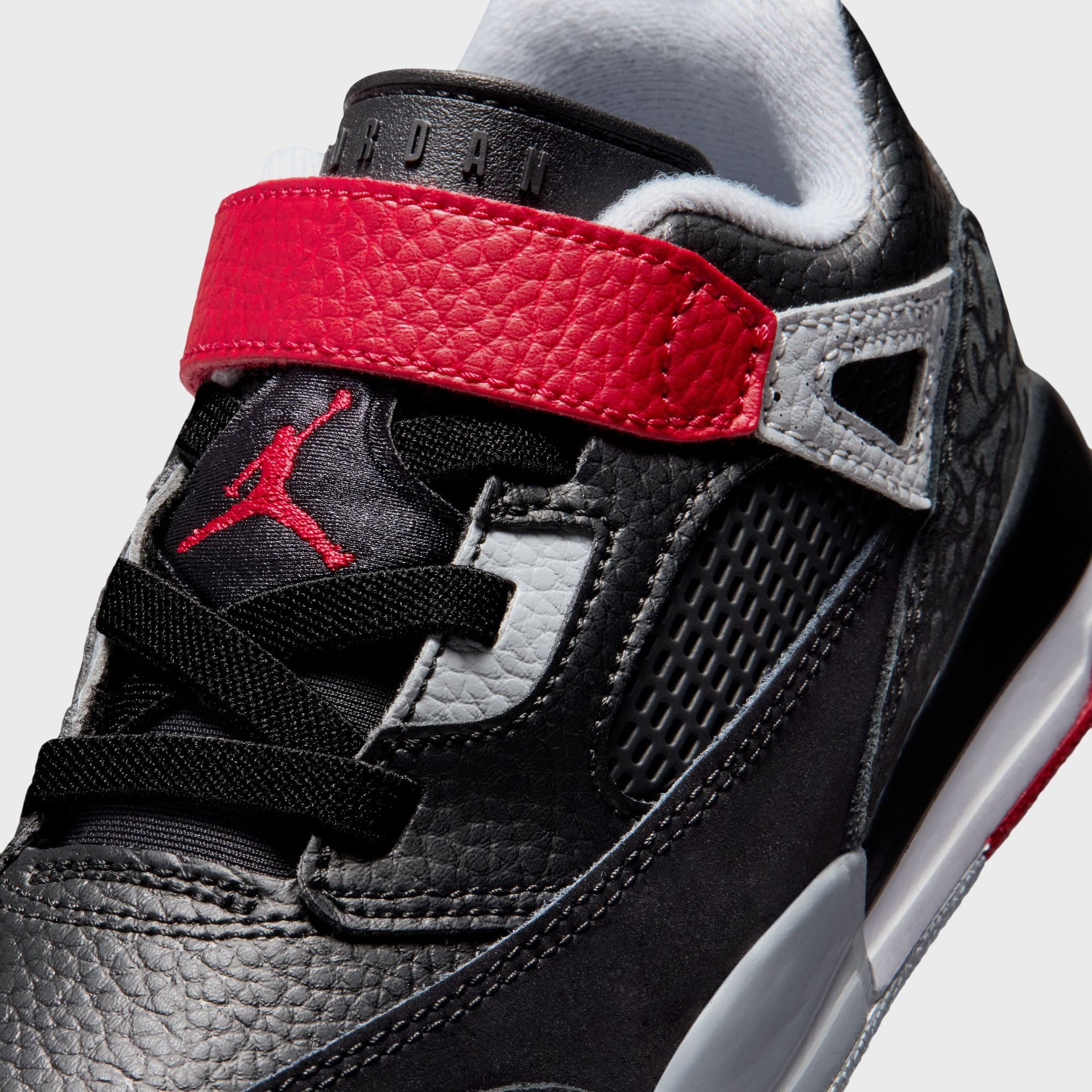 Jordan PS Spizike Low - Black / Wolf Grey / White / Gym Red