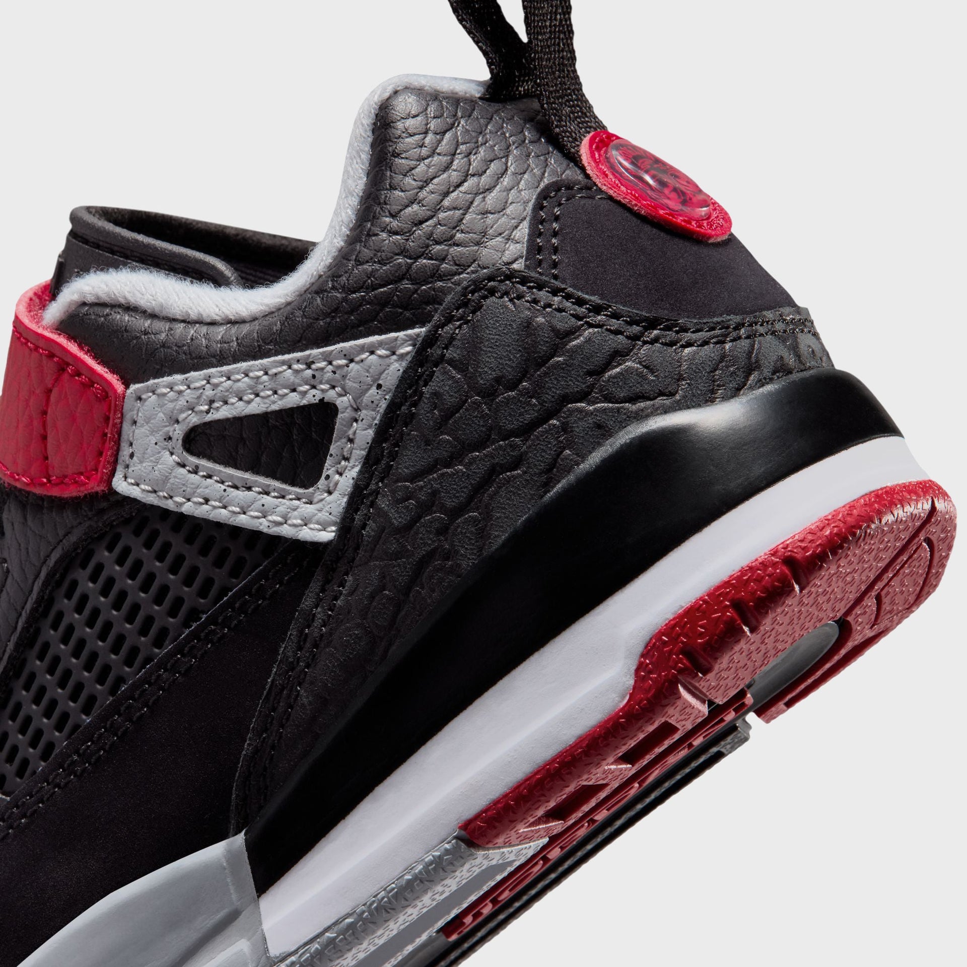 Jordan PS Spizike Low - Black / Wolf Grey / White / Gym Red