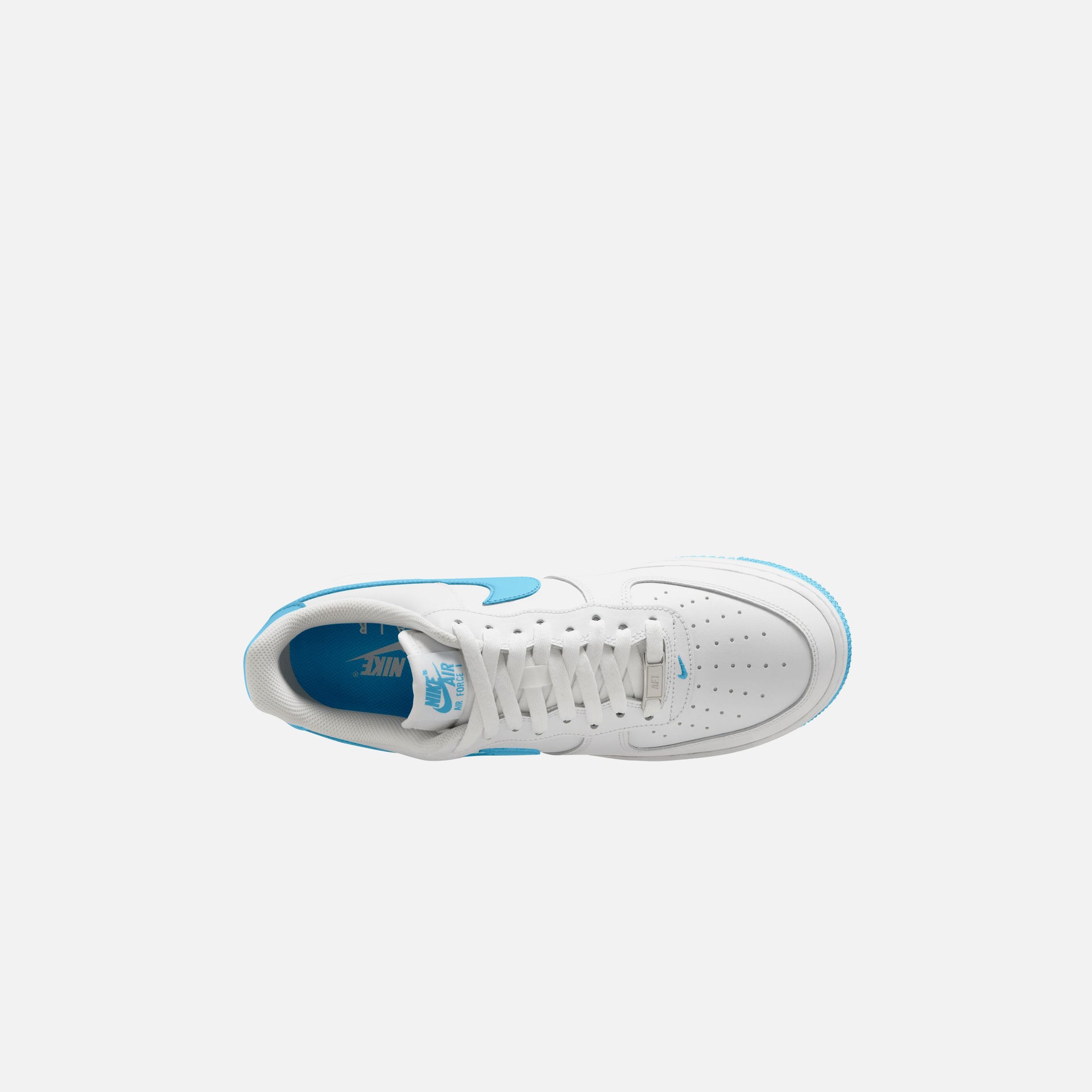 Nike Air Force 1 '07 - White / Aquarius Blue / White