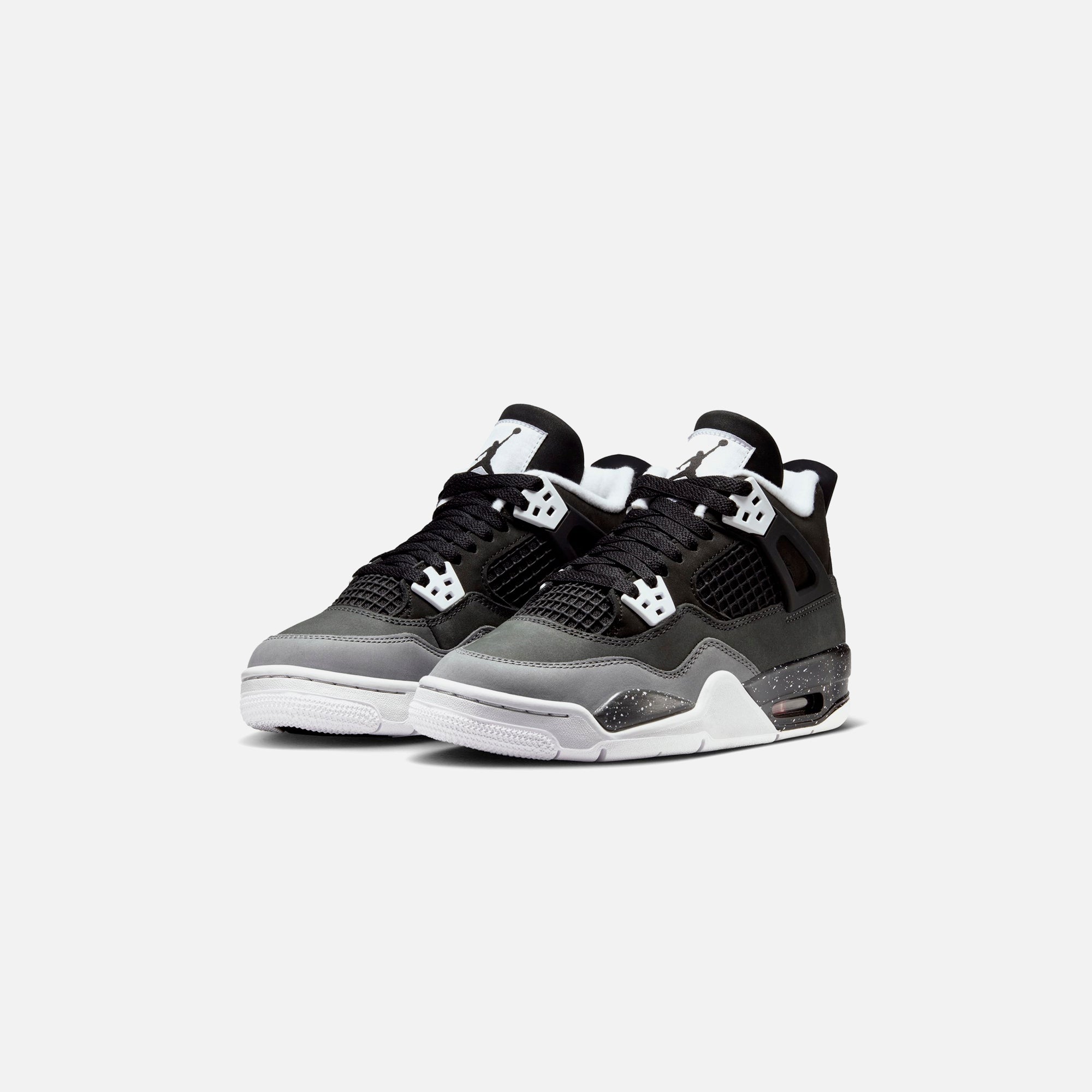 Jordan GS Air Jordan 4 Retro - Black / White / Cool Grey Jordan GS Air Jordan 4 Retro - Black / White / Cool Grey