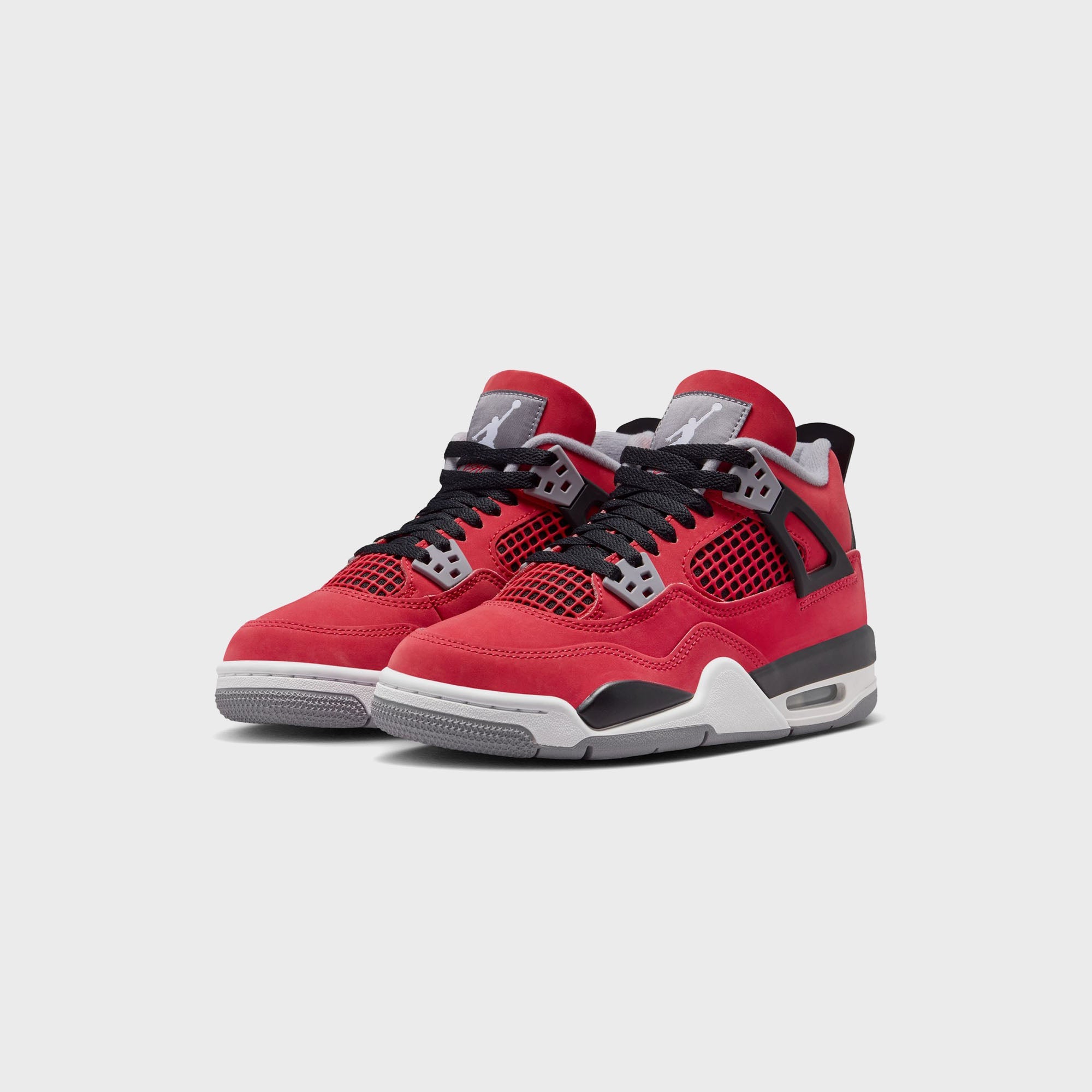 Jordan GS Air Jordan 4 - Fire Red / White / Black / Cement Grey – Kith