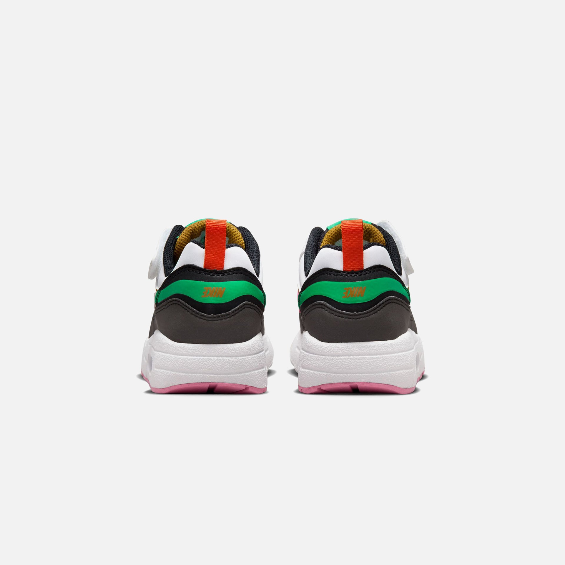 Nike Pre-School Air Max 1 SE Easy On - Black / Playful Pink / Stadium Green / White