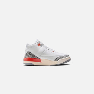 Nike heel PS Air Jordan 3 Retro - White / Sail / Cement Grey / Cosmic Clay