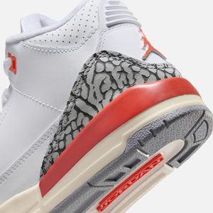 Nike PS Air Jordan 3 Retro - White / Sail / Cement Grey / Cosmic Clay