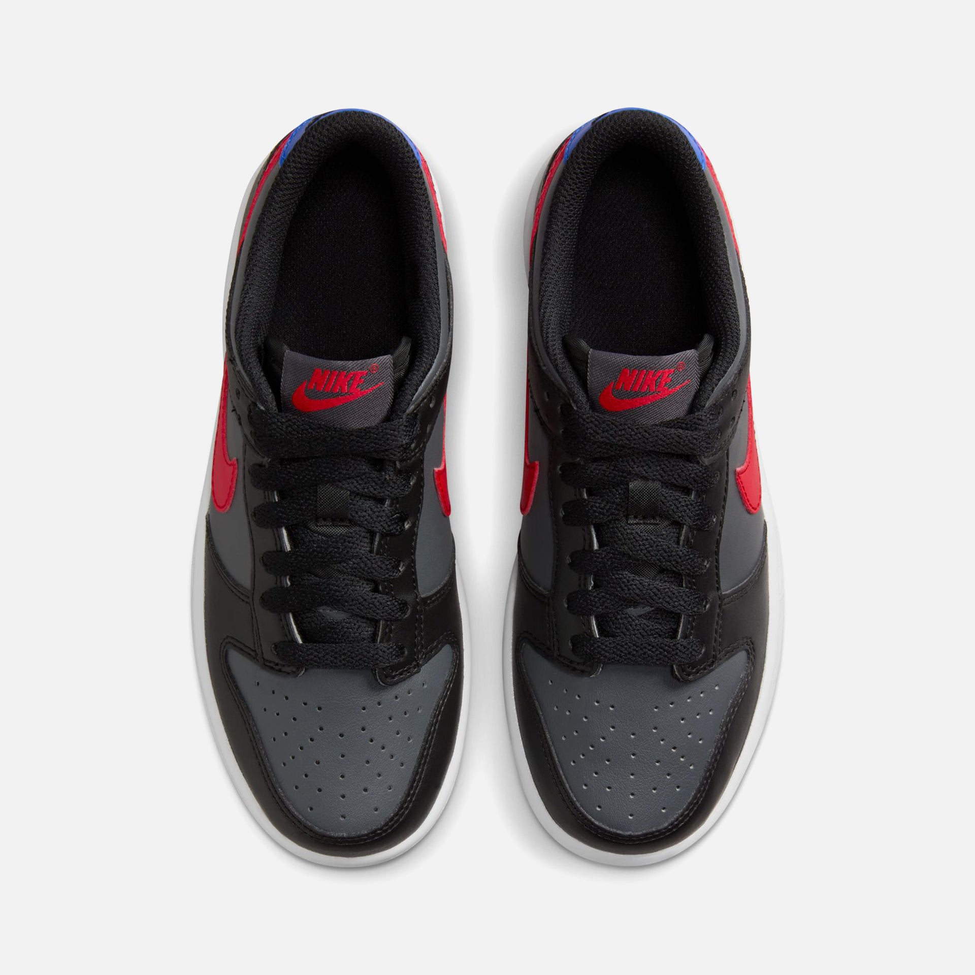 Nike GS Dunk Low - Black / University Red / White / Racer Blue