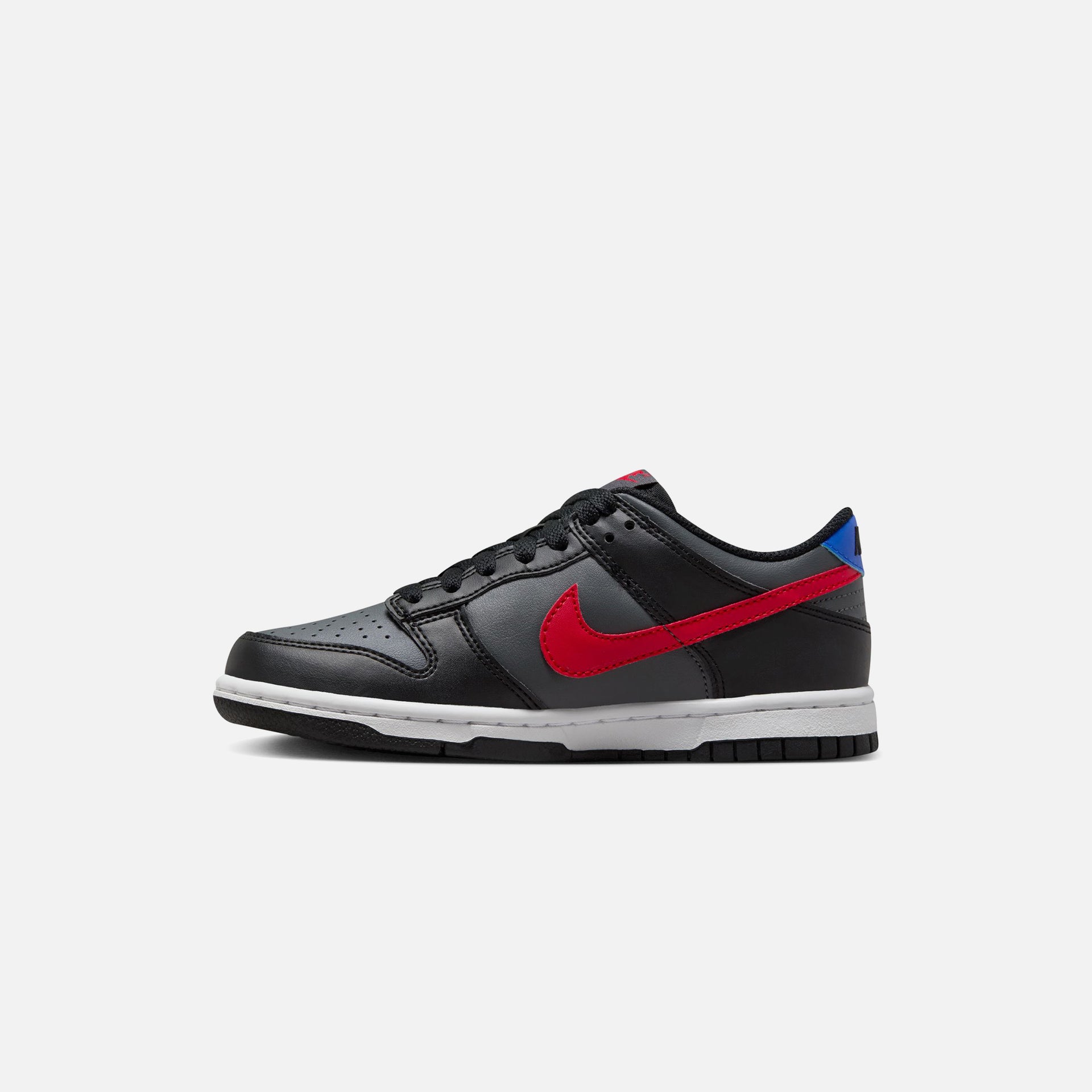 Nike GS Dunk Low - Black / University Red / White / Racer Blue