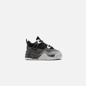 Jordan TD Air Jordan 4 Retro - Black / White / Cool Grey / Pure Platinum