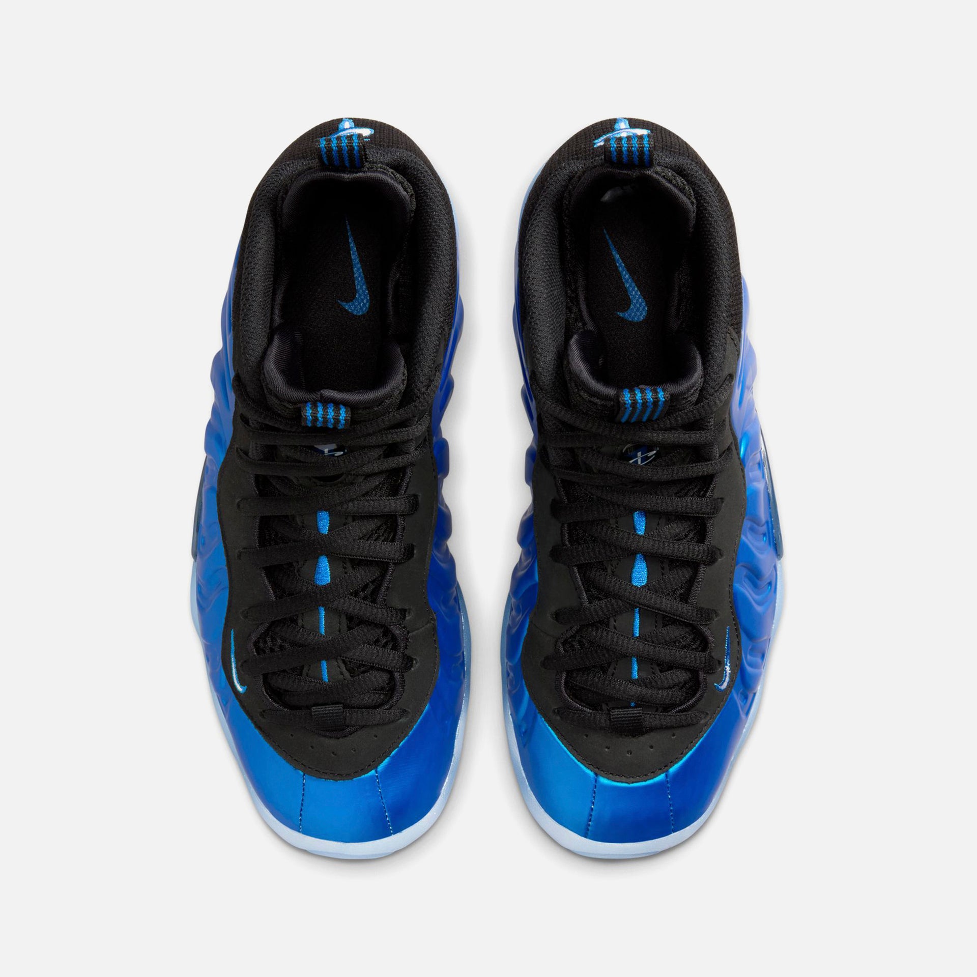 Nike GS Air Foamposite One - Blue / White / Black / Clear