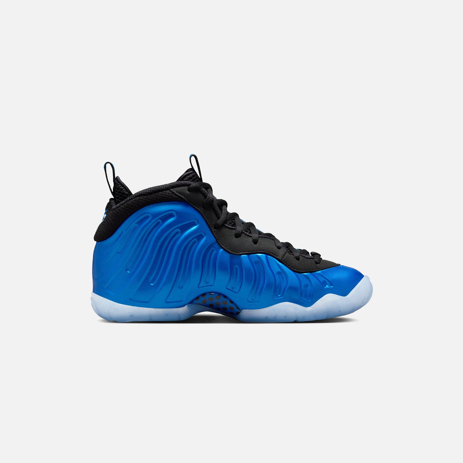 Nike GS Air Foamposite One - Blue / White / Black / Clear