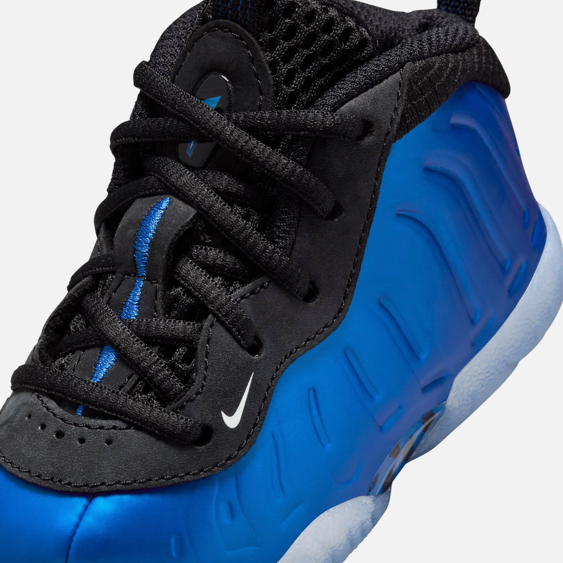 Nike TD Air Foamposite One - Blue / White / Black / Clear