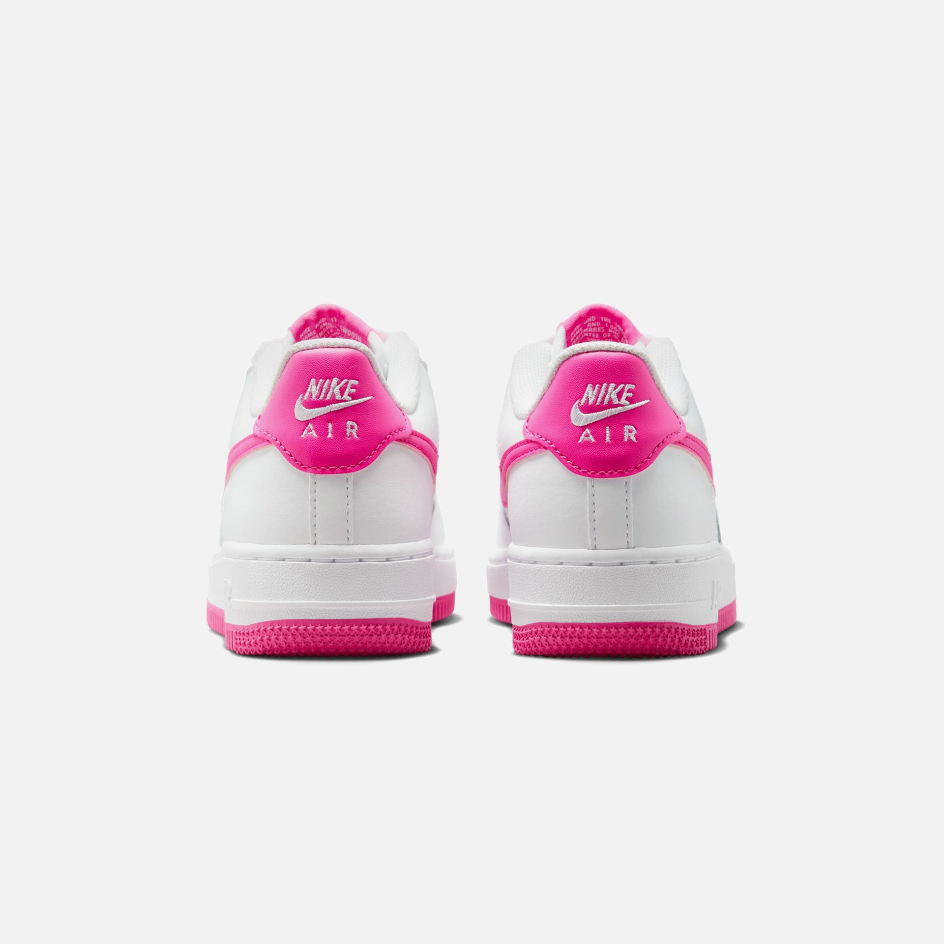 Nike GS Air Force 1 LV8 - White / Laser Fuchsia