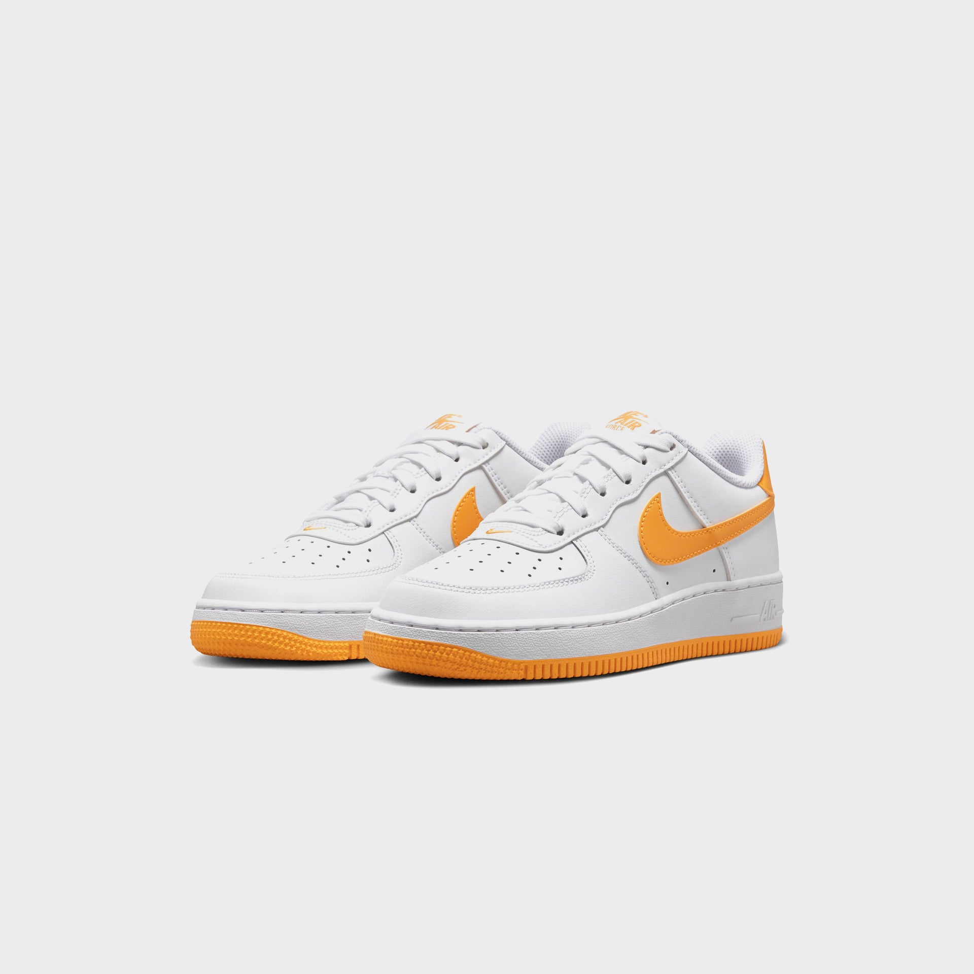 Nike GS Air Force 1 - White / University Gold / White