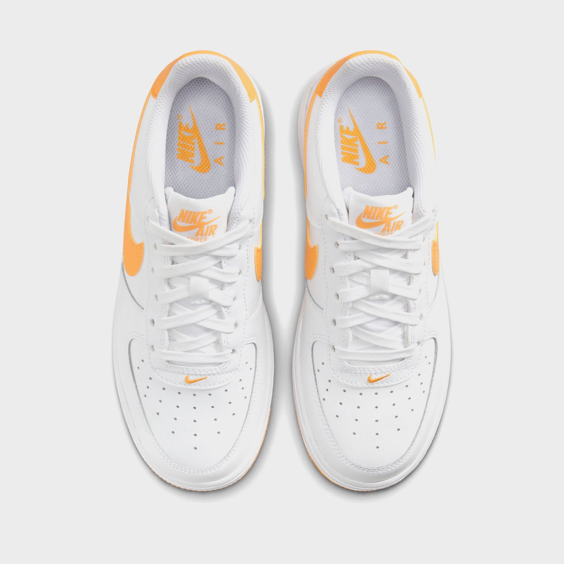 Nike GS Air Force 1 - White / University Gold / White