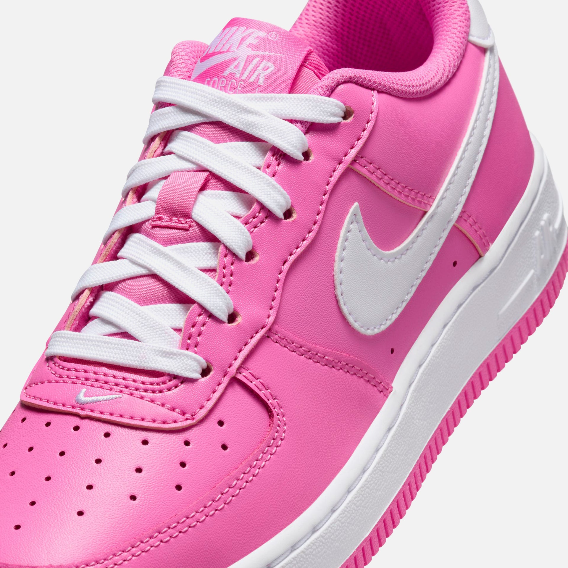 Nike GS Air Force 1 - Playful Pink / White