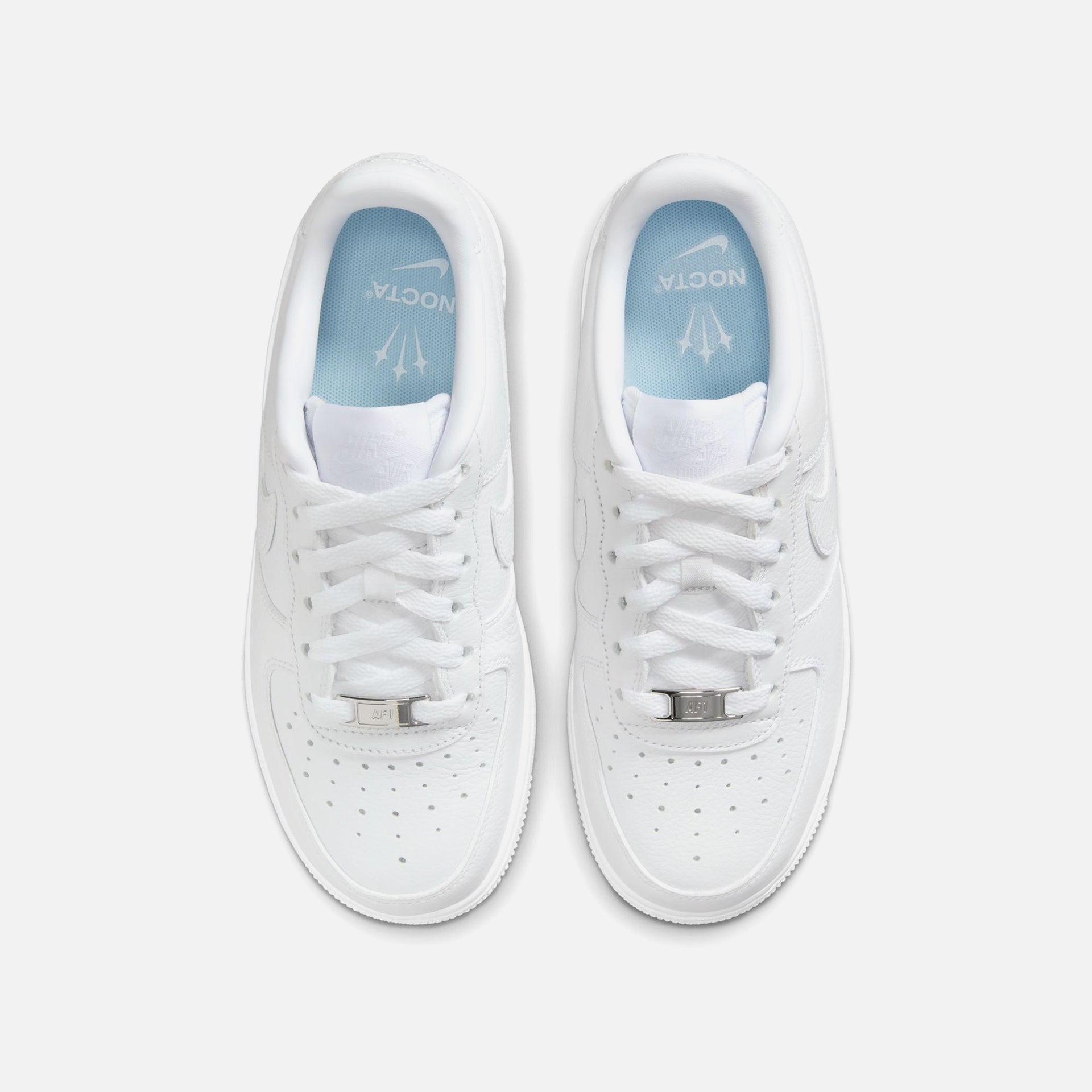 Nike x NOCTA GS Air Force 1 Low - White / White / Cobalt Tint