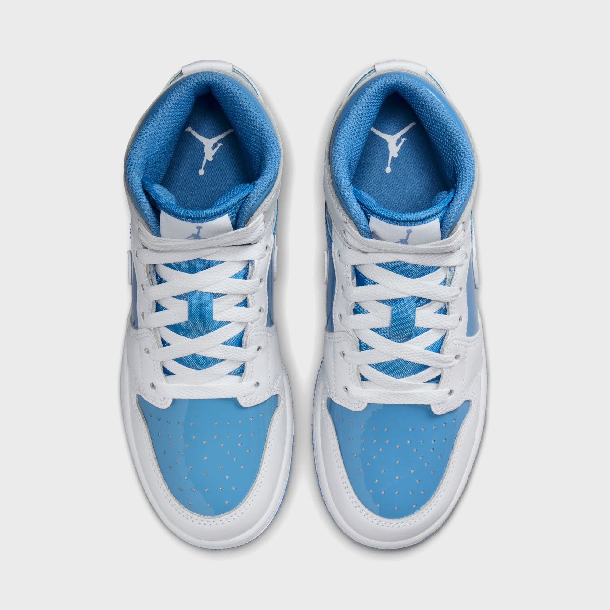 Jordan Air Jordan 1 Mid - White / Green Glow / Black – Kith
