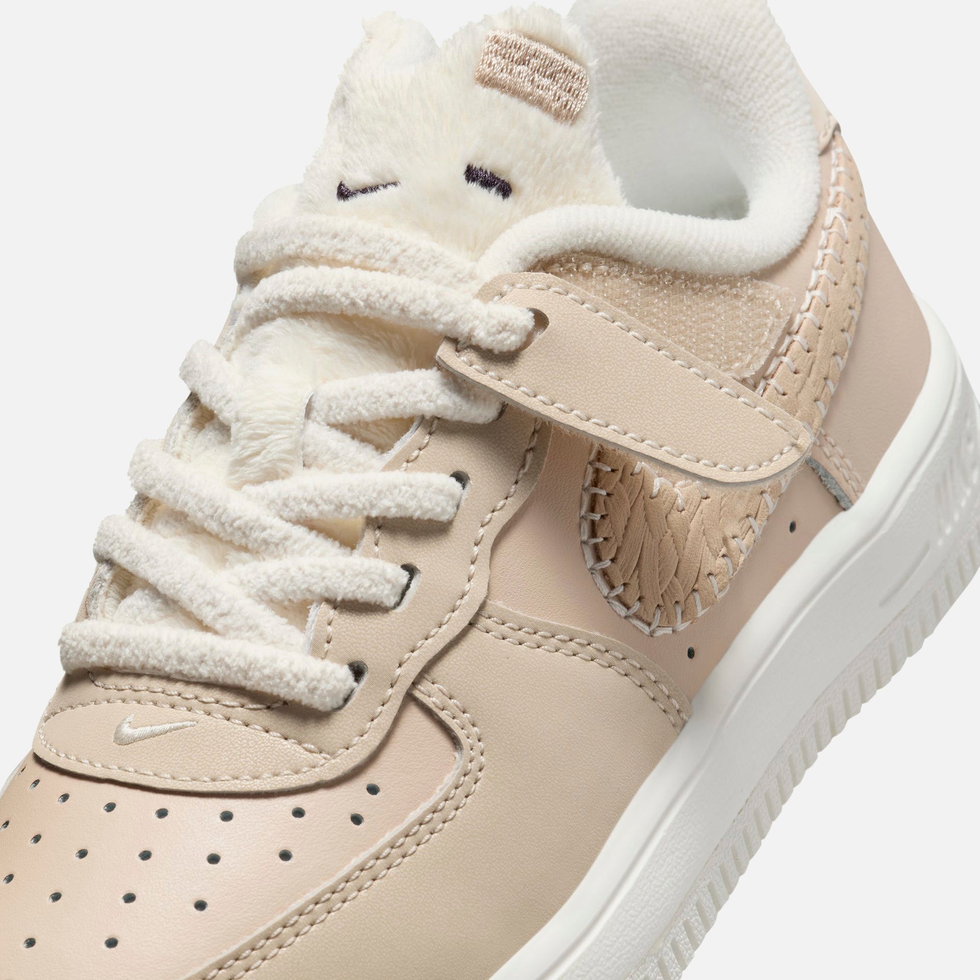 Nike PS Force 1 Low Easyon Se - Sand Drift / Sail / Dark Raisin / Pale Ivory