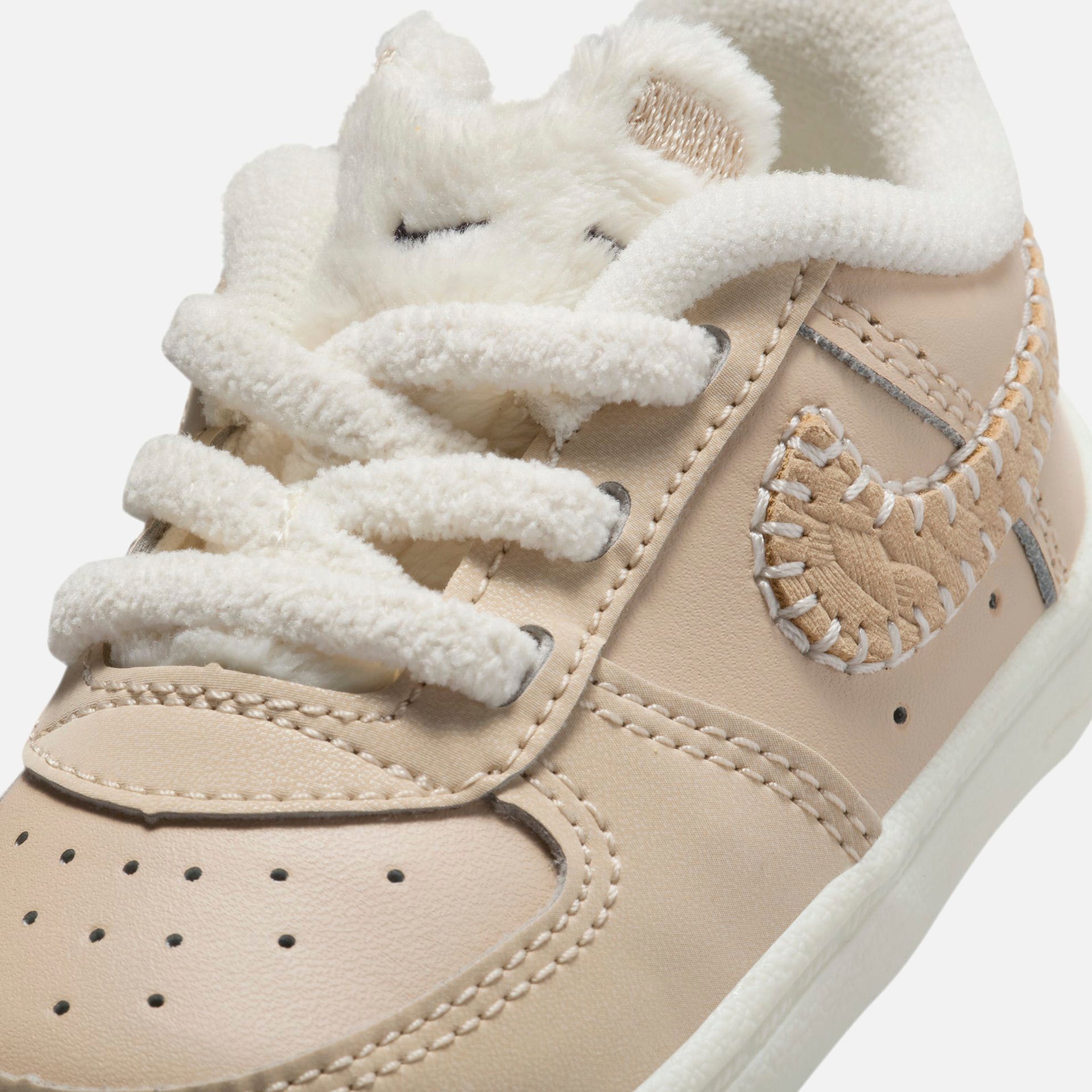 Nike GS Force 1 Se - Sand Drift / Sail / Dark Raisin / Pale Ivory