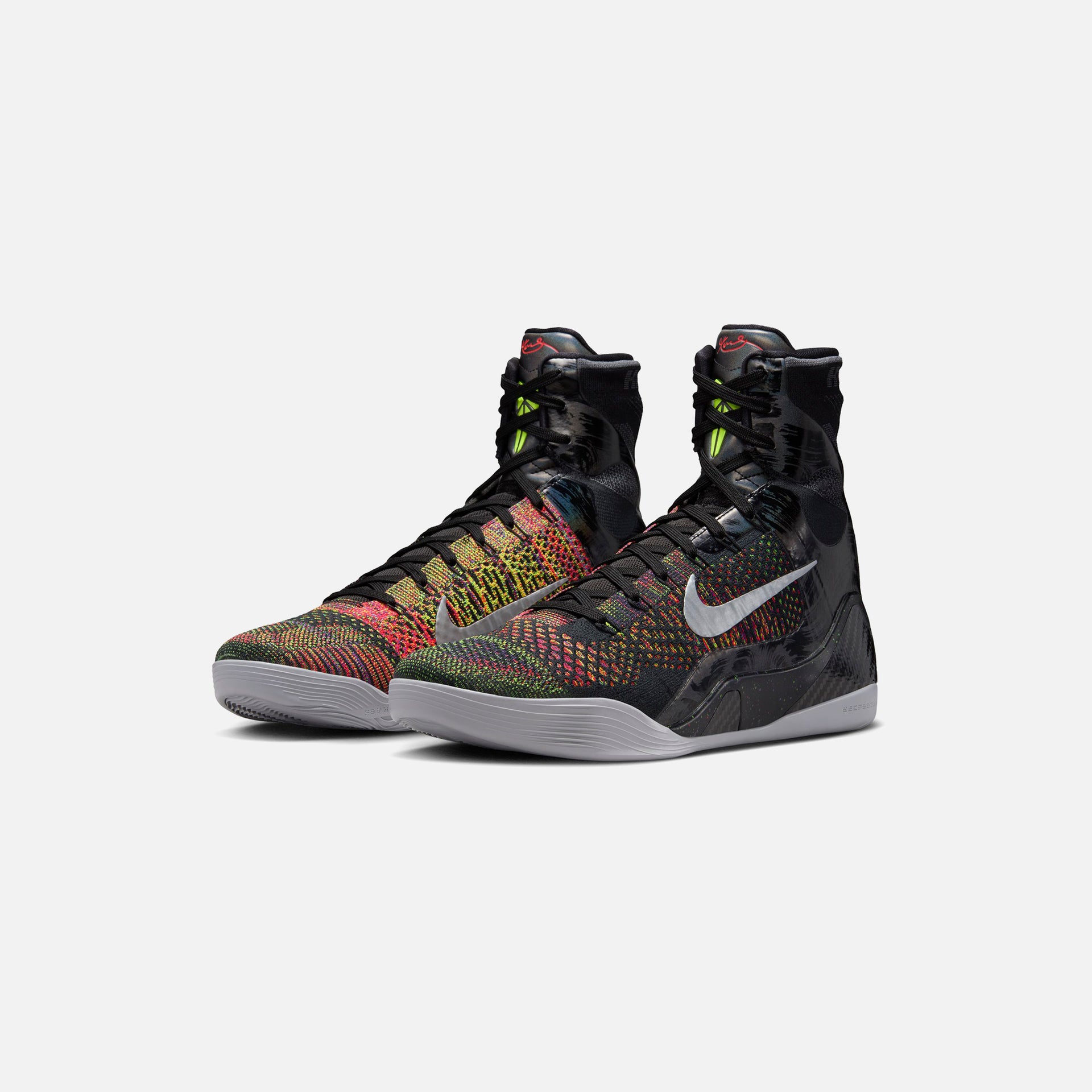 Nike Kobe IX Elite Protro - Black / Metallic Silver / Bright Crimson