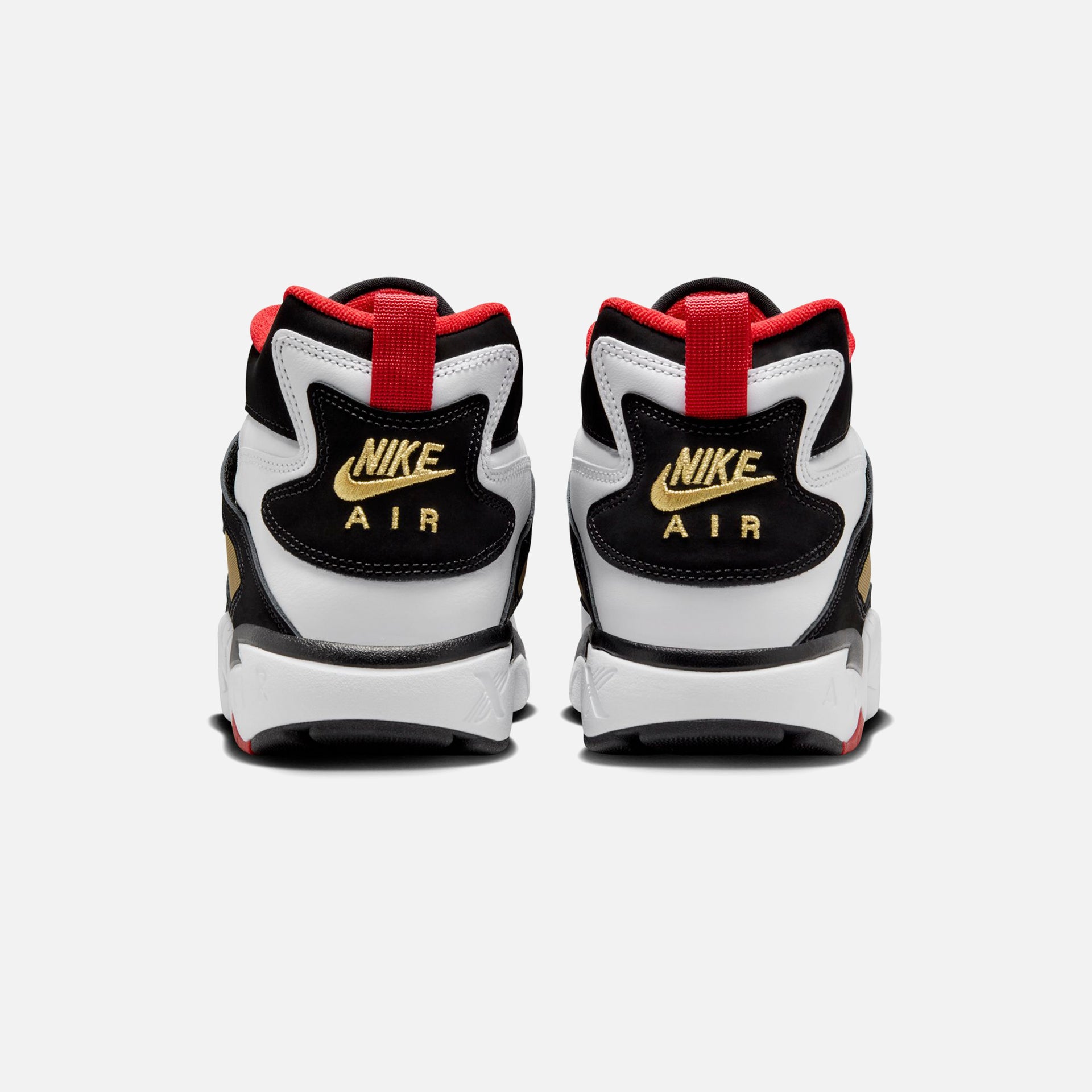 Nike Air Diamond Turf - White / Fire Red / Black / Metallic Gold