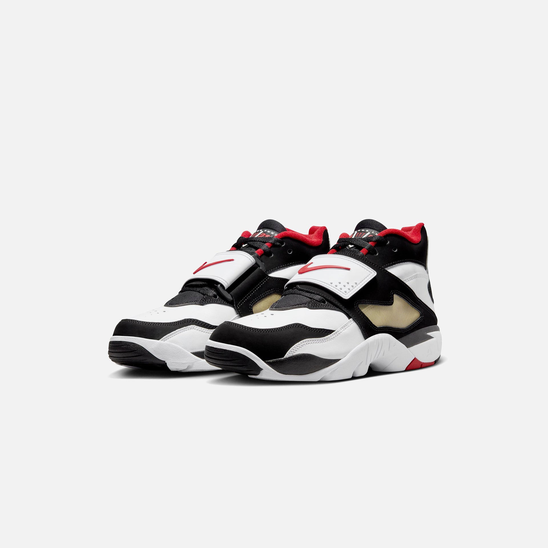 Nike Air Diamond Turf - White / Fire Red / Black / Metallic Gold