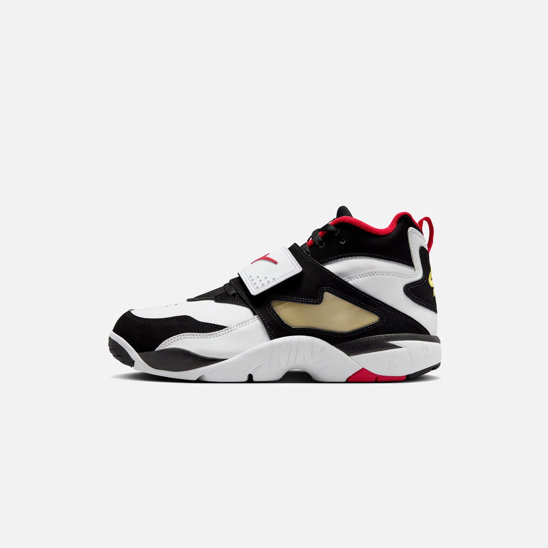 Nike Air Diamond Turf - White / Fire Red / Black / Metallic Gold