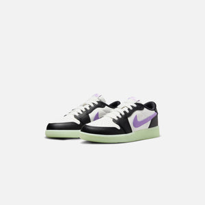 Jordan GS Air Jordan 1 Retro Low OG - Black / Black Raspberry / Volt Tint