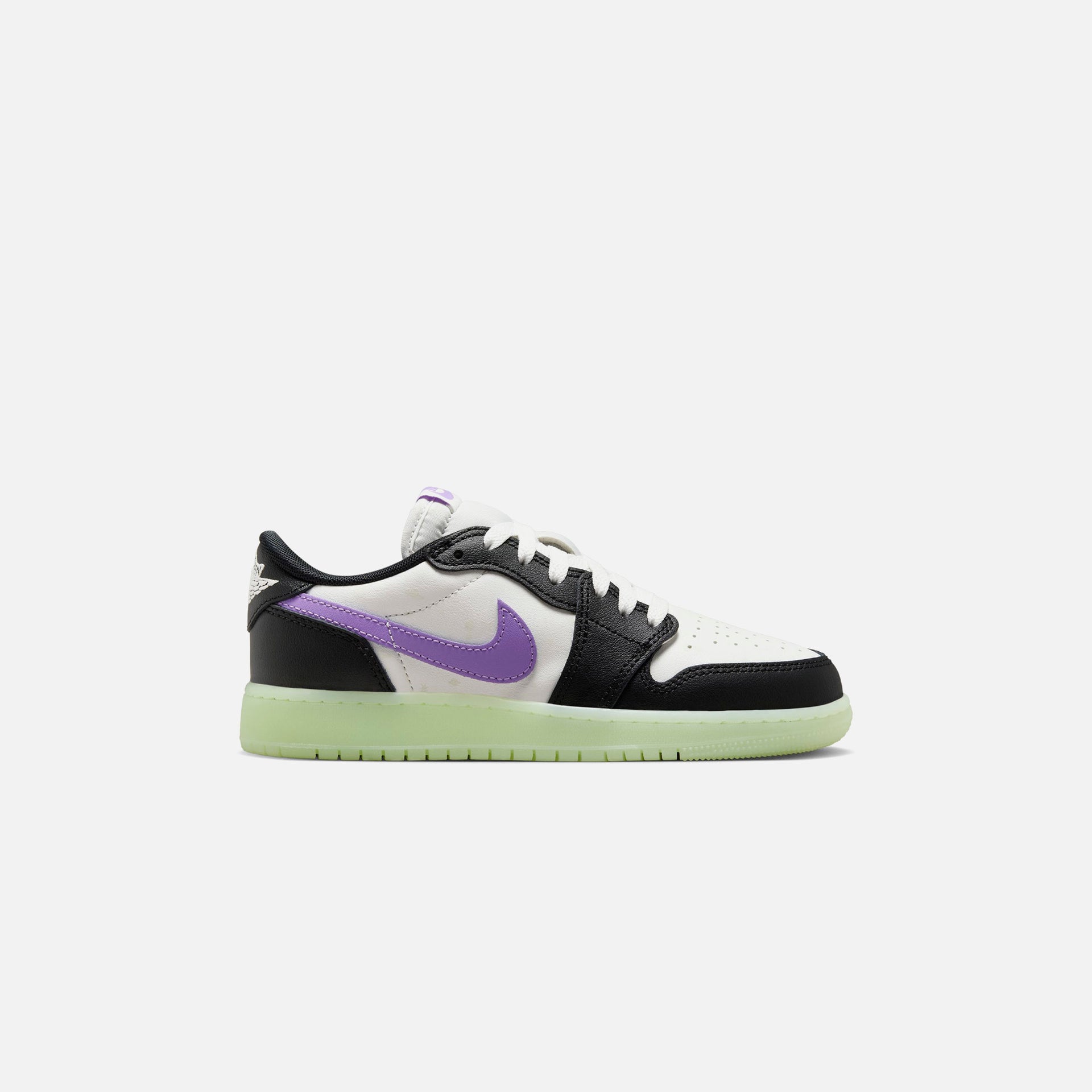 Jordan GS Air Jordan 1 Retro Low OG - Black / Black Raspberry / Volt Tint