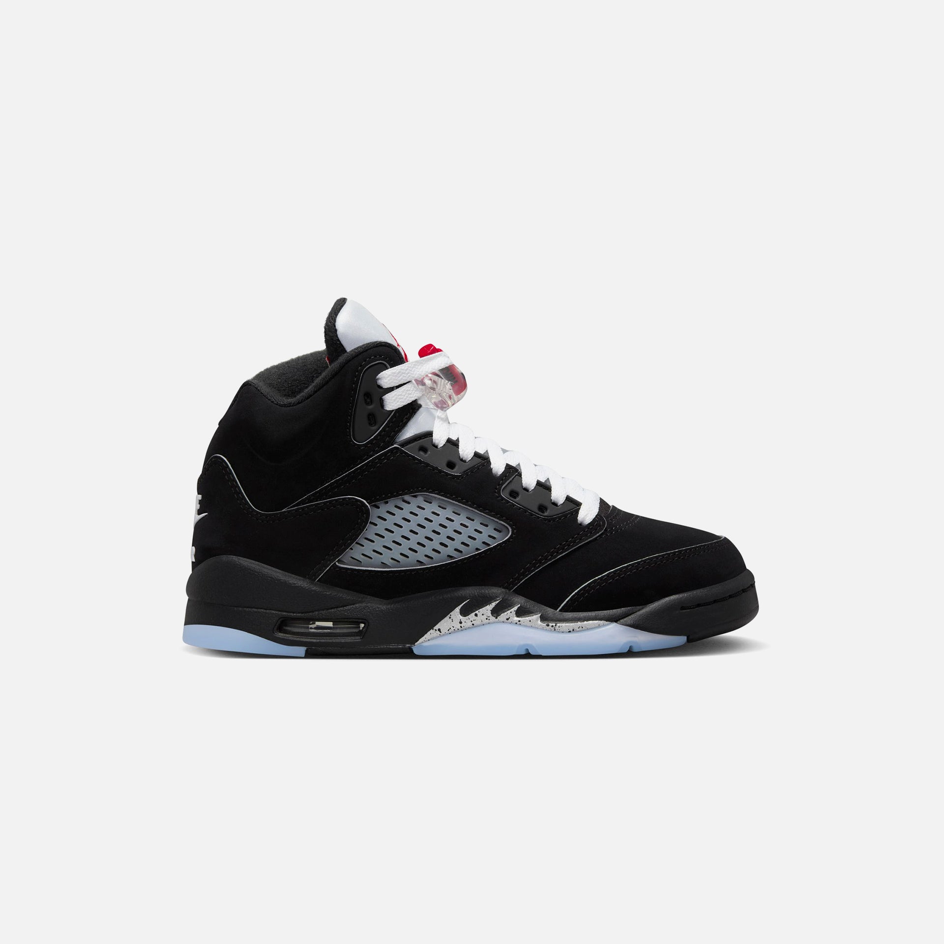 Nike GS Air Jordan 5 Retro OG Reimagined - Black / Metallic Silver / Fire Red / White