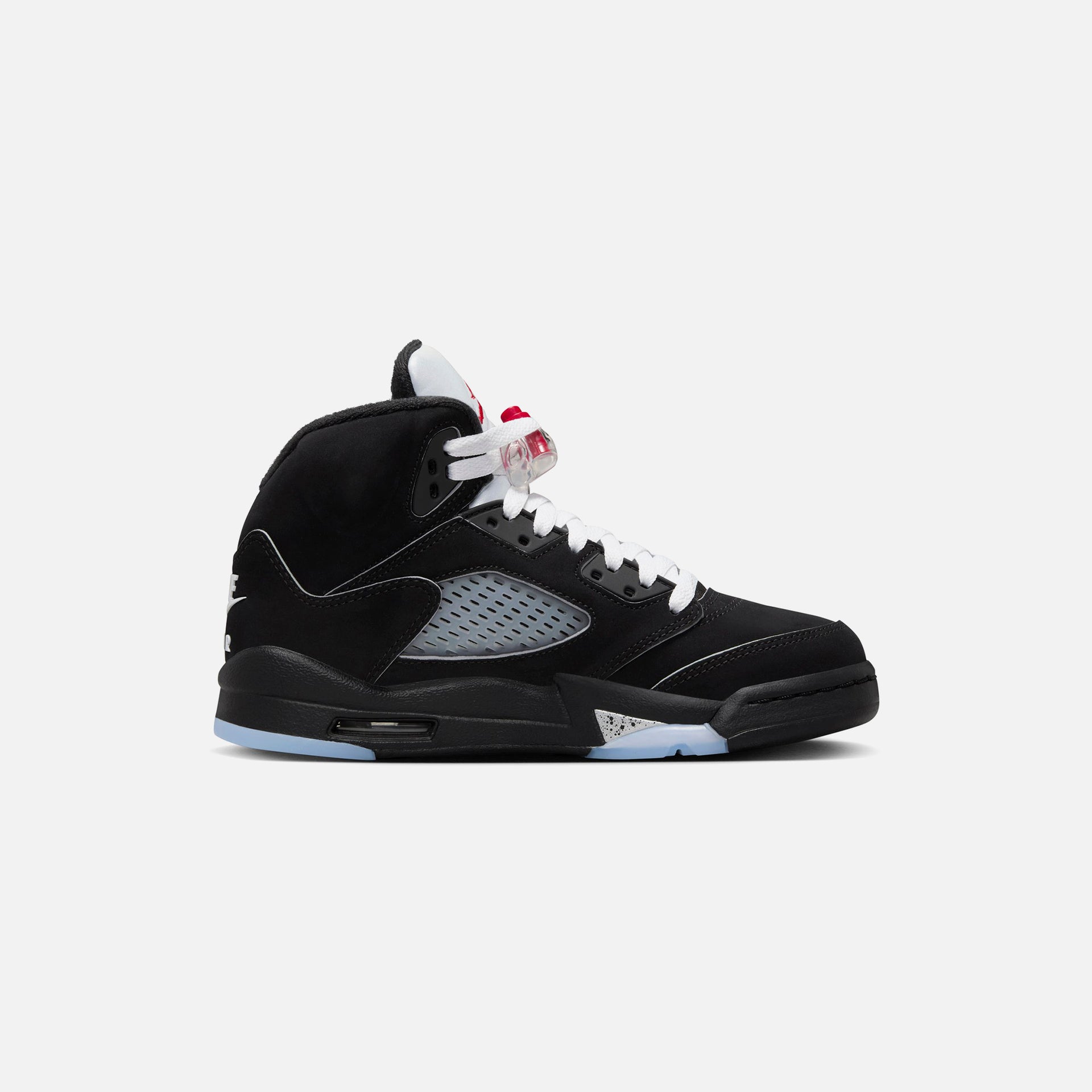 Nike GS Air Jordan 5 Retro OG Reimagined - Black / Metallic Silver / Fire Red / White