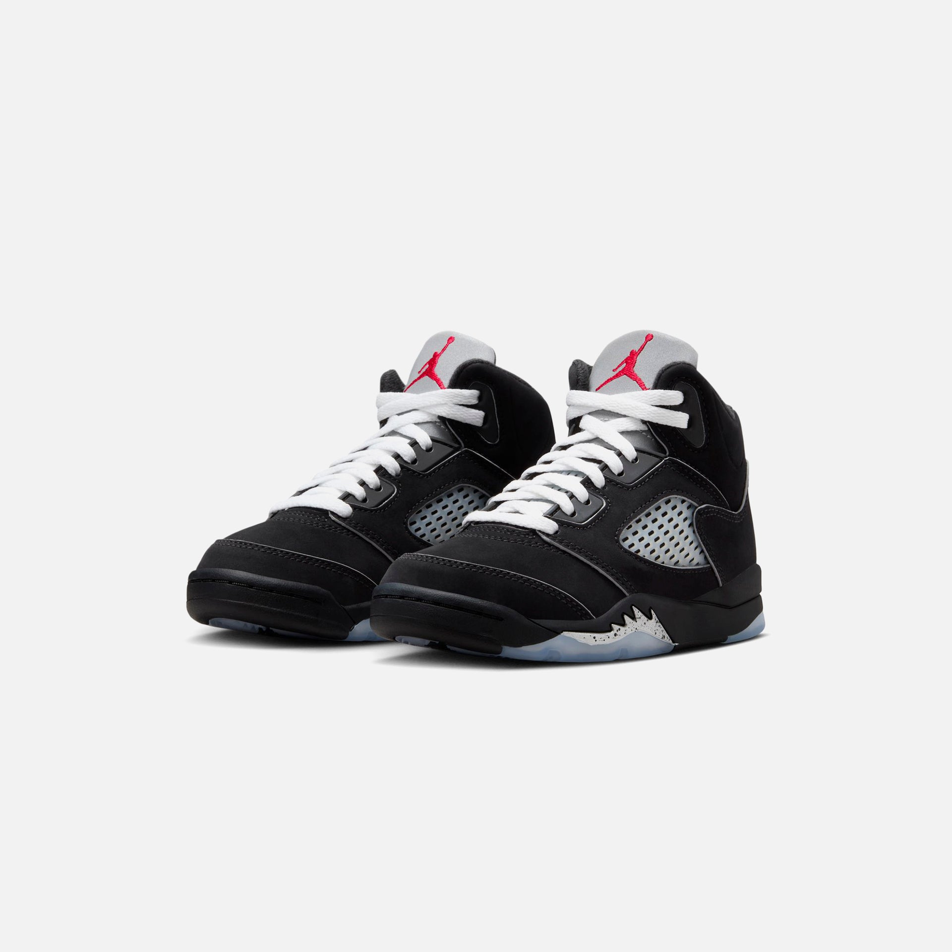 Nike PS Air Jordan 5 Retro OG Reimagined - Black / Metallic Silver / Fire Red / White