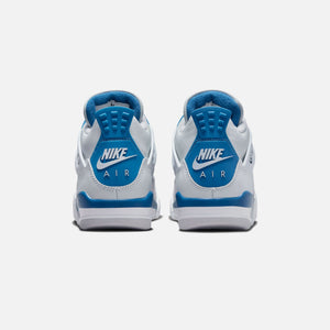 Nike GS Air Nikes jordan 4 Retro - Off White / Military Blue / Neutral