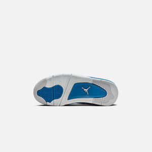 Nike GS Air Jordan 4 Retro - Off White / Military Blue / Neutral
