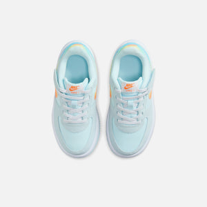 Nike Force 1 Low Easyon BP - Glacier Blue / Total Orange / Light Lemon Twist / Aquarius Blue