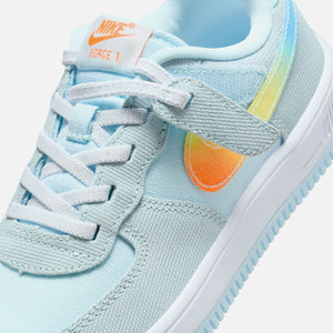 Nike Force 1 Low Easyon BP - Glacier Blue / Total Orange / Light Lemon Twist / Aquarius Blue