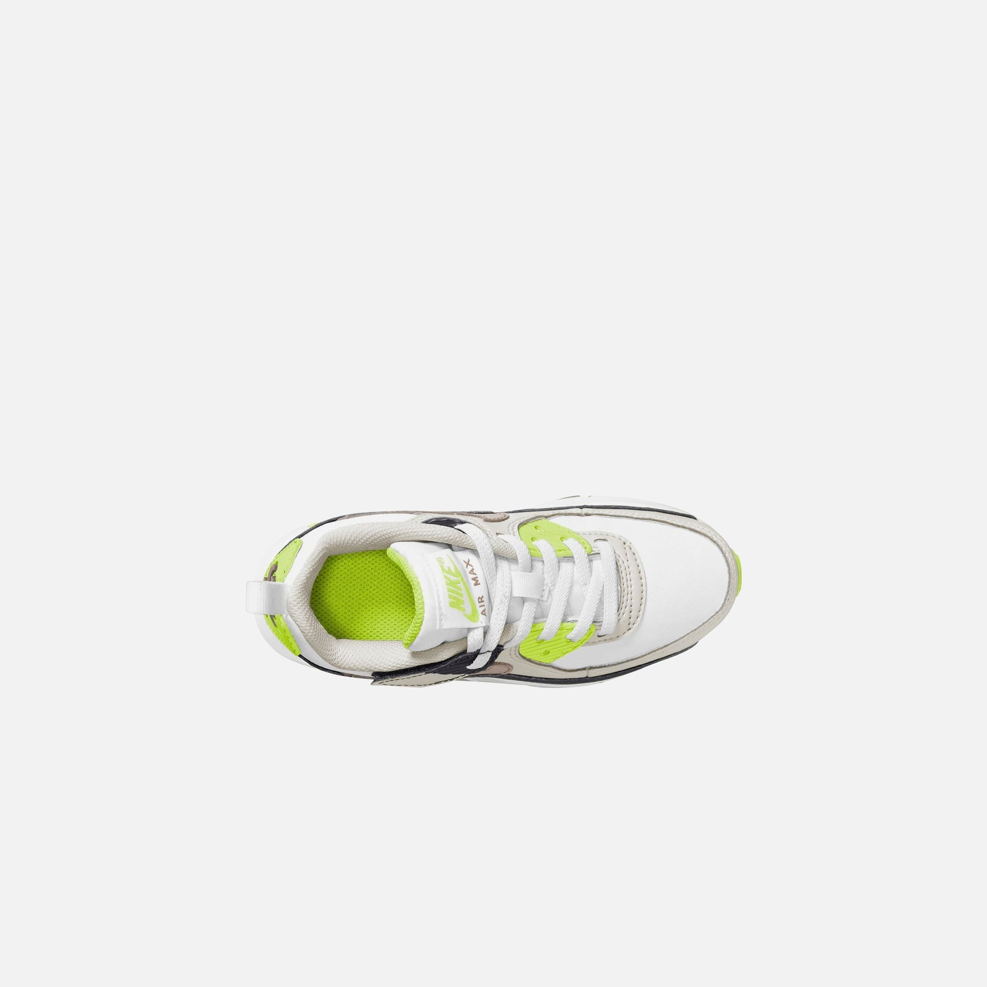 Nike PS Air Max 90 Easyon - White / Khaki / Cyber / Dark Smoke Grey