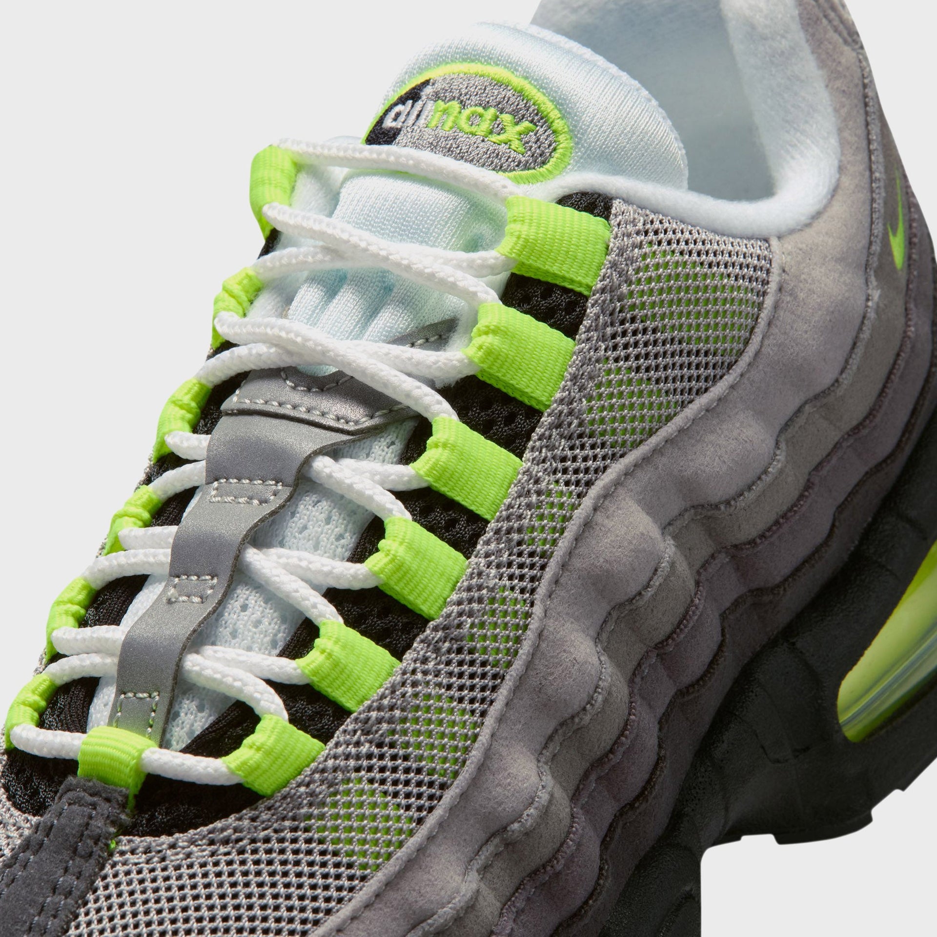 Nike GS Air Max 95 - Black / Anthracite / Light Graphite / Neon Yellow
