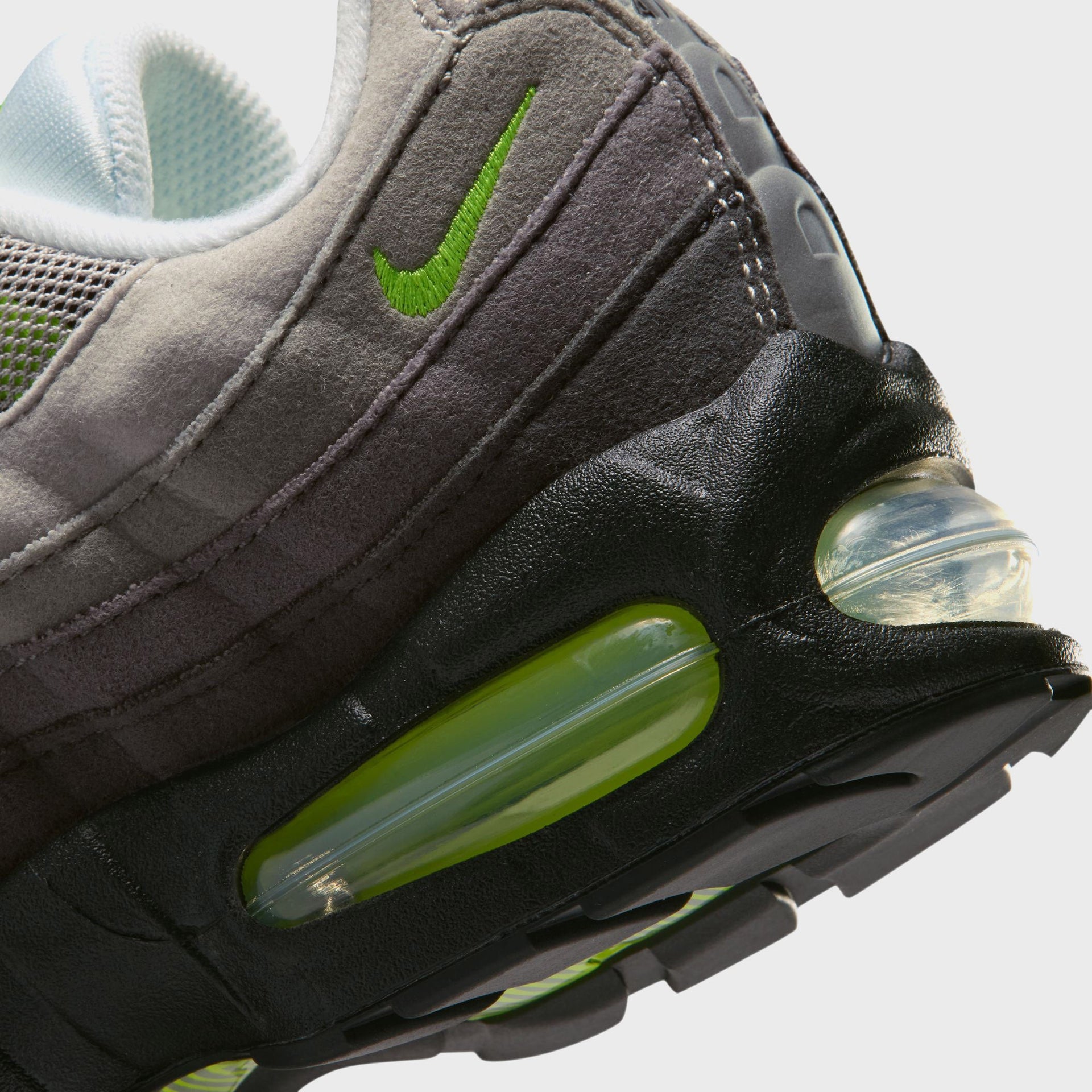Nike GS Air Max 95 - Black / Anthracite / Light Graphite / Neon Yellow