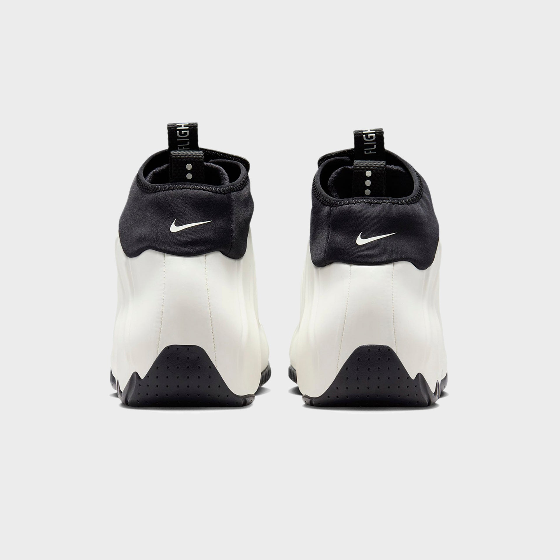 Nike Air Flightposite QS - Sail / Black / Metallic Silver