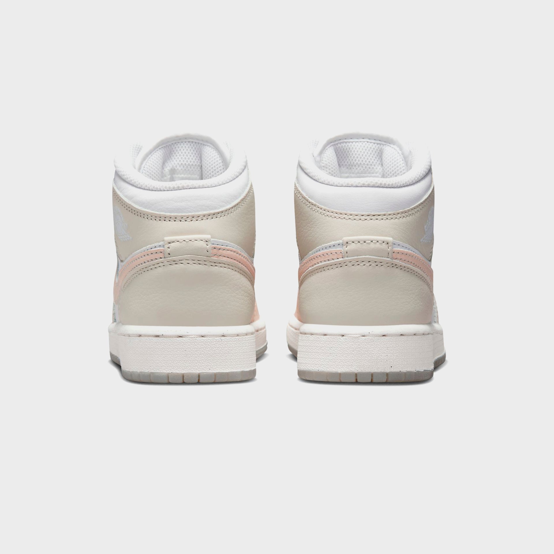 Nike GS Air Jordan 1 Mid - Sail / Sea Glass / Glacier Blue / Guava Ice