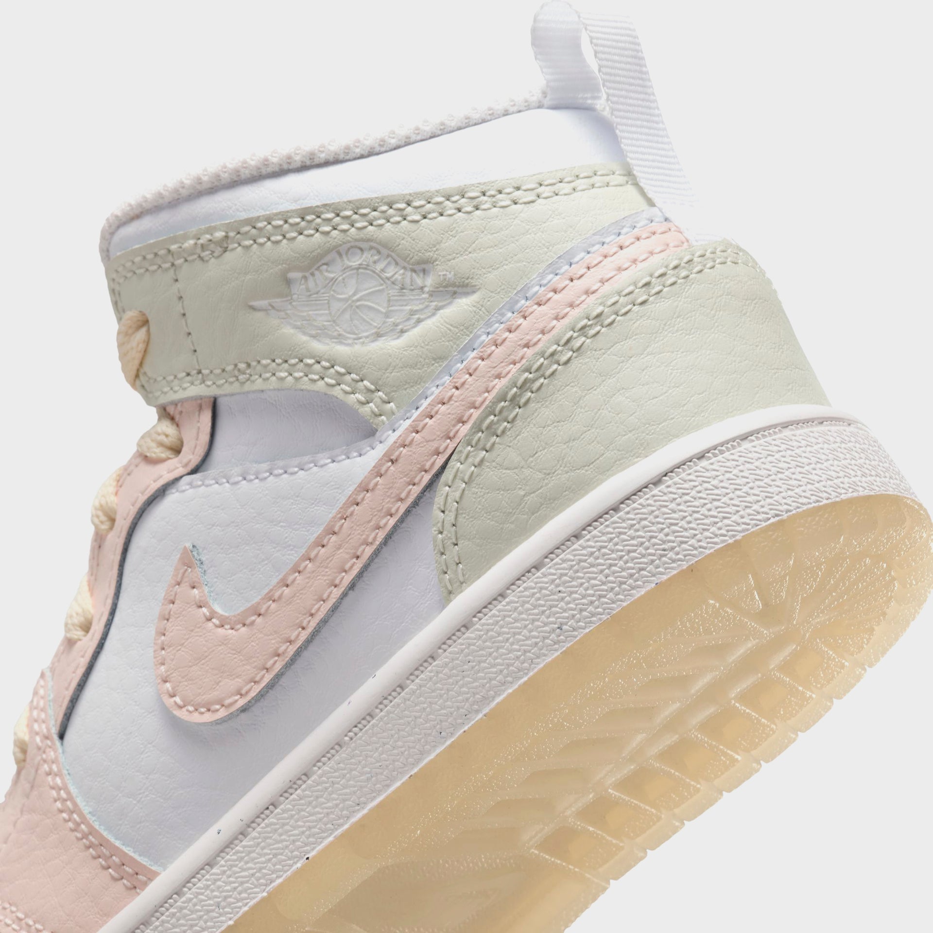 Nike PS Jordan 1 Mid - Sail / Sea Glass / Glacier Blue / Guava Ice