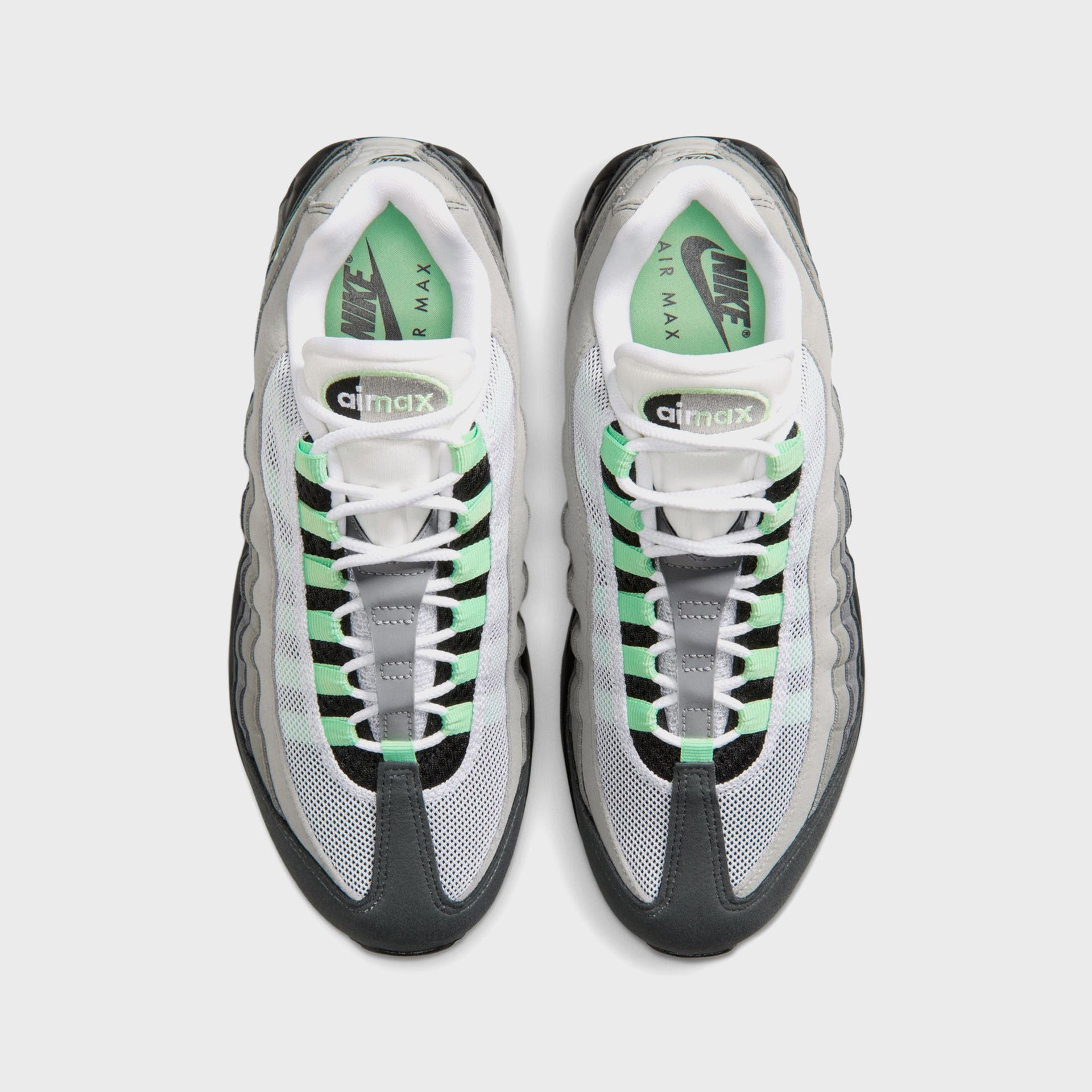 Nike WMNS Air Max 95 Big Bubble - Black / Fresh Mint / White / Medium Grey / Anthracite / Light Graphite