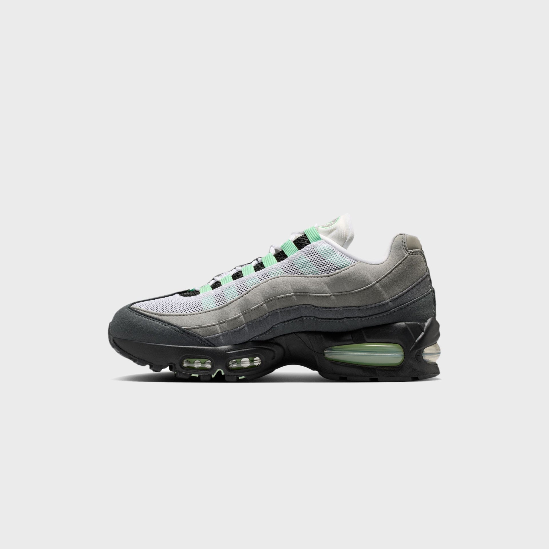 Nike WMNS Air Max 95 Big Bubble - Black / Fresh Mint / White / Medium Grey / Anthracite / Light Graphite